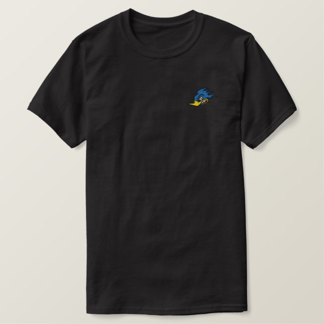 Badass Bird Embroidered T-Shirt (Design Front)