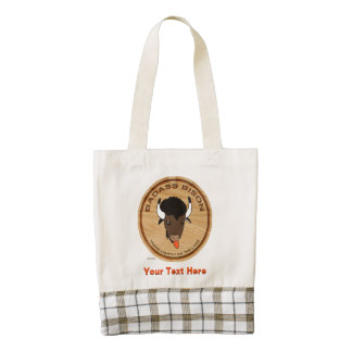 Badass Bison Farm Logo Tote Bag