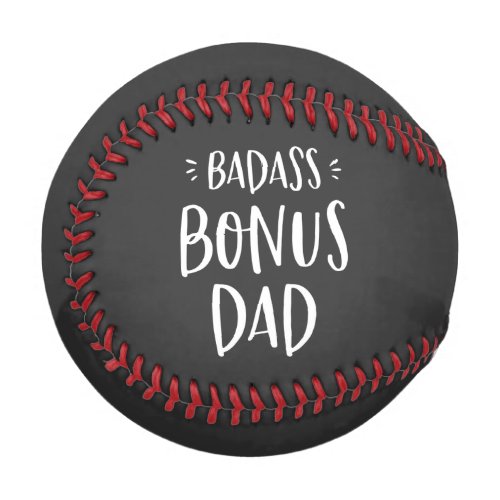 Badass Bonus Dad Cool Stepdad Gift for Stepfather Baseball