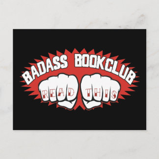 Badass Bookclub Postcard