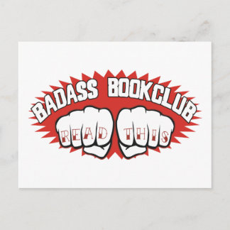 Badass Bookclub Postcard