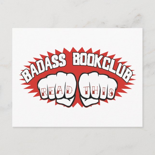 Badass Bookclub Postcard (Front)