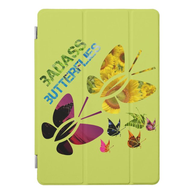 badass butterflies iPad pro cover (Front)