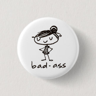 badass button