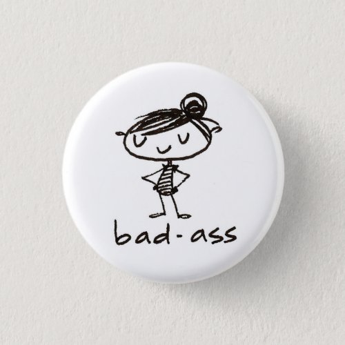 badass button