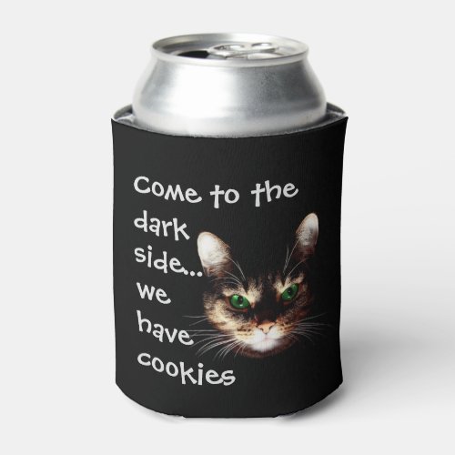 Badass Cats _ Dark Side has Cookies Can Cooler