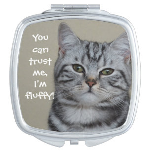 Badass Cats - "Trust Me!" Mirror For Makeup