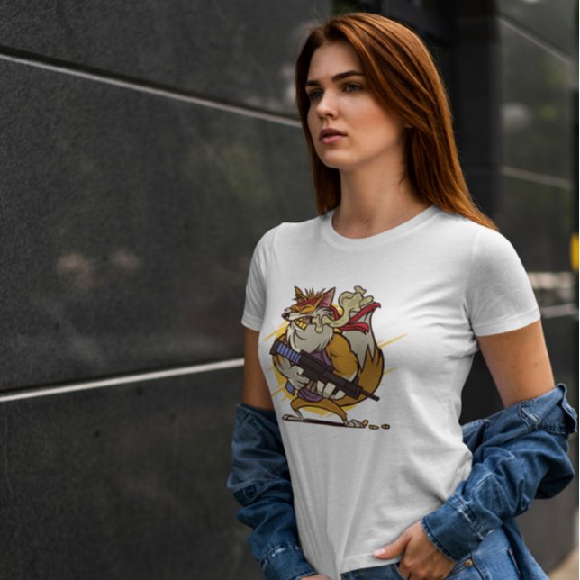 Badass Fox  T-Shirt (Creator Uploaded)