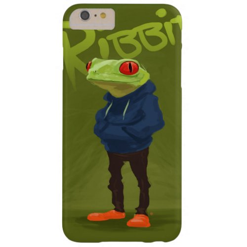 Badass Frog Ribbit Barely There iPhone 6 Plus Case