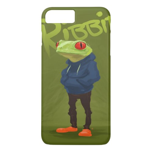 Badass Frog Ribbit iPhone 8 Plus7 Plus Case