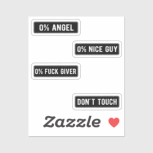 Badass Funny Helmet Stikers Pack II Sticker