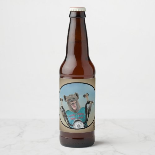 Badass Game Changer Blank Beer Bottle Label