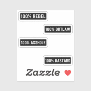 Badass Helmet Stikers Pack I Sticker