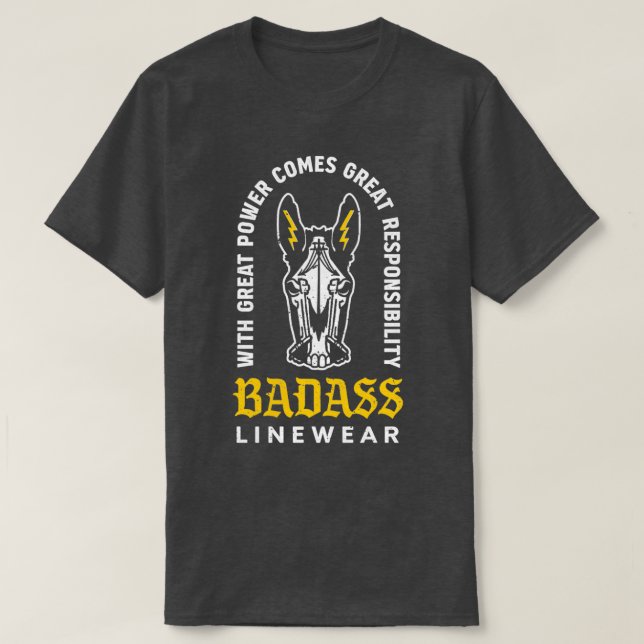 BADASS Linewear  T-Shirt (Design Front)