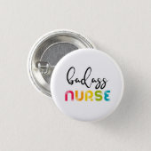 Badass Nurse Button (Front & Back)