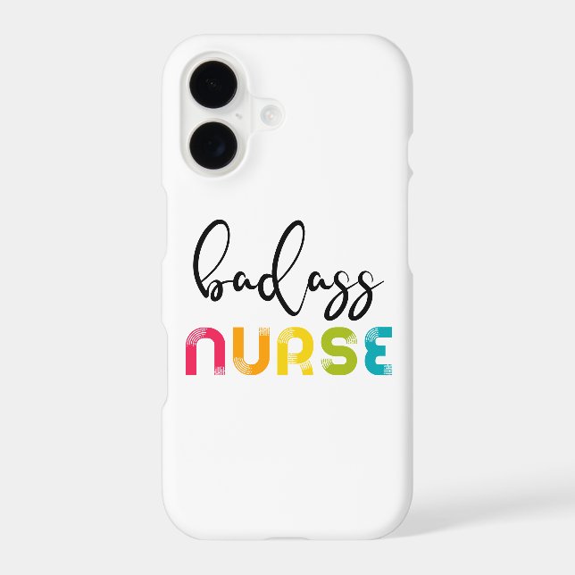 Badass Nurse Iphone Case (Back)