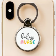 Badass Nurse Phone Ring Stand