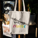 Badass Nurse Tote Bag<br><div class="desc">A bright and stylish design for all the badass nurses and caregivers!</div>