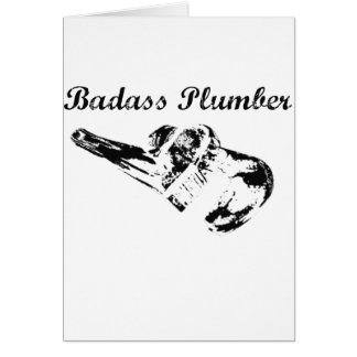 Badass Plumber Cards