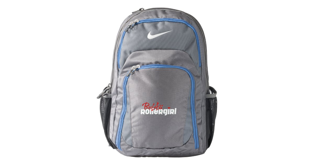 Badass Roller Girl Roller Derby Skating Nike Backpack Zazzle Com