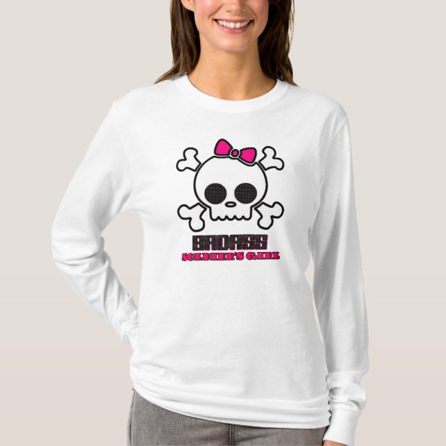 Badass Soldier's Girl T-Shirt (Front)