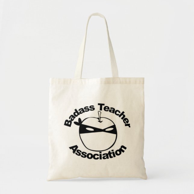 Badass Teacher Association - Ninja Apple tote Bag (Front)