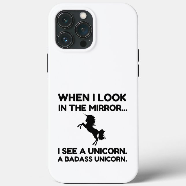 BADASS UNICORN Case-Mate iPhone CASE (Back)