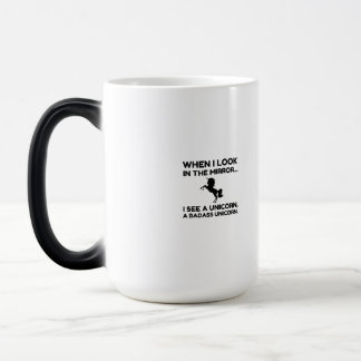 BADASS UNICORN COLOR MORPH MUG 