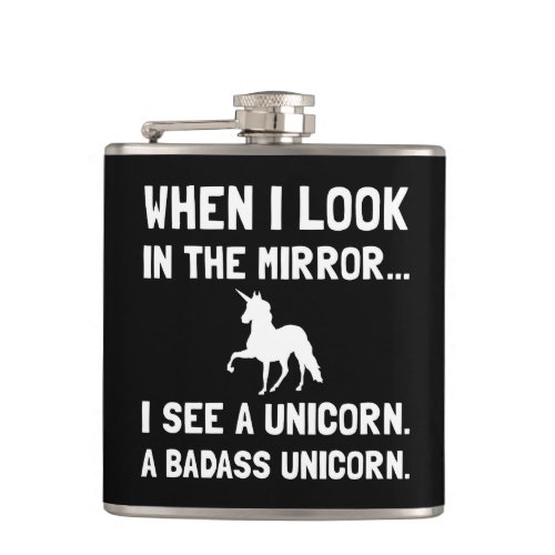 Badass Unicorn Flask