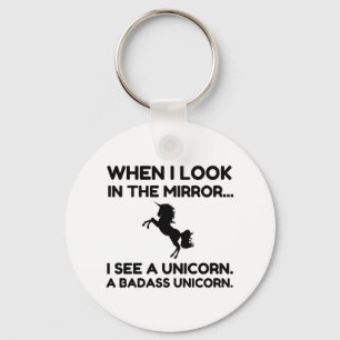 BADASS UNICORN KEYCHAIN