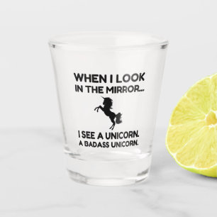 BADASS UNICORN SHOT GLASS