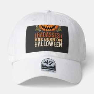 Badasses Are Born on Halloween Pumpkin 47 Brand Hat