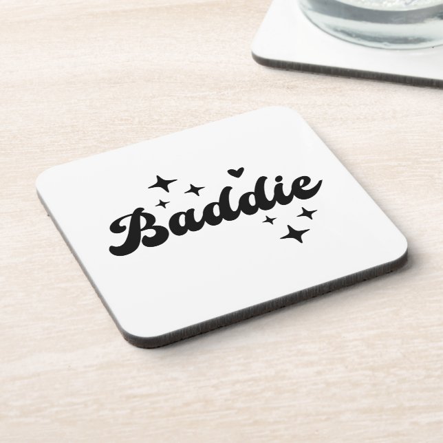Baddie Beverage Coaster (Left Side)