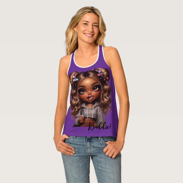 Baddie CHIBI DOLL Women's Tank Top (Front Full)