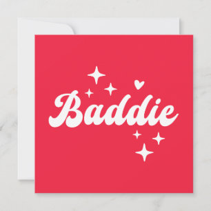 Baddie Invitation