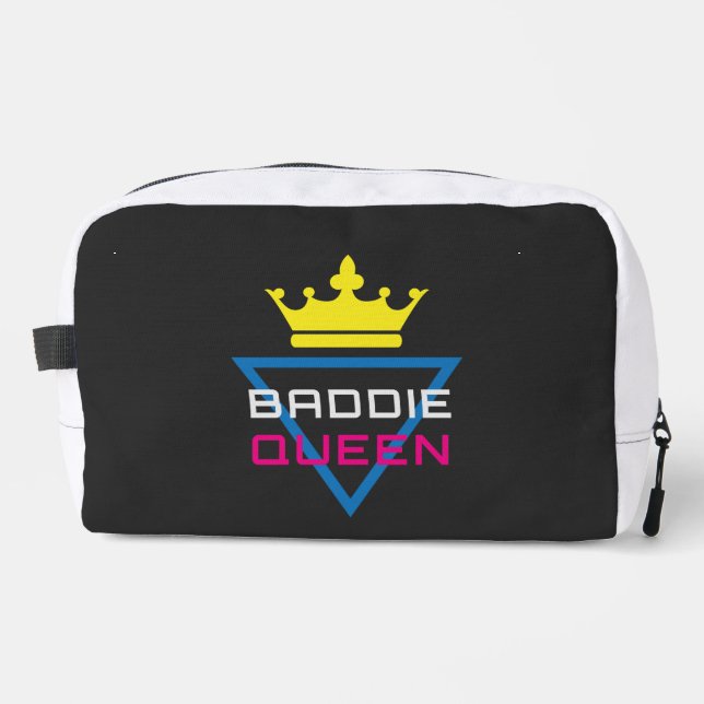 Baddie Queen Crown Y2K Dopp Kit (Front)