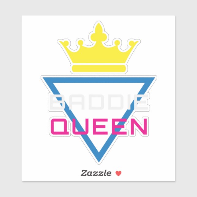 Baddie Queen Crown Y2K Sticker (Sheet)