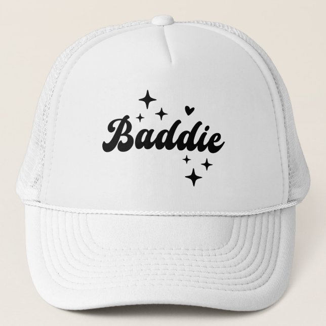 Baddie Trucker Hat (Front)