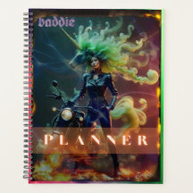 Baddie Unicorn Biker Planner