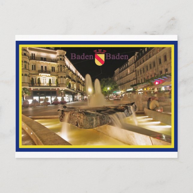 Baden-Baden Ansichtskarte Postcard (Front)
