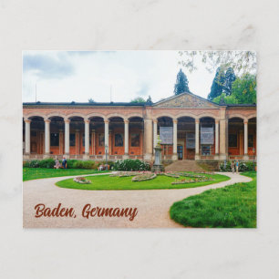 Baden Baden Germany Postcard