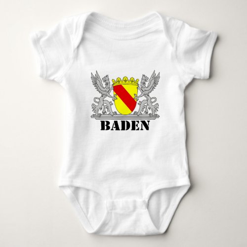 Baden Coat of Arms with writing Baby Bodysuit