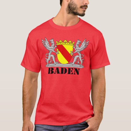 Baden Coat of Arms with writing T_Shirt