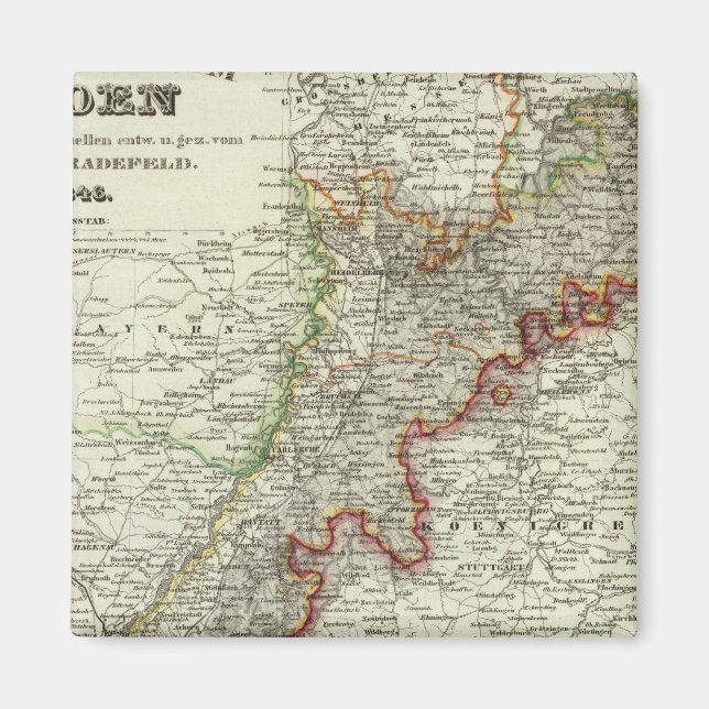 Baden, Germany Magnet (Front)