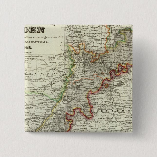 Baden, Germany Pinback Button (Front)