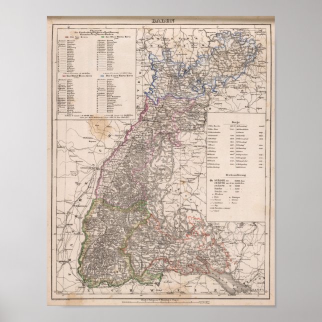 Baden, Germany Poster (Front)