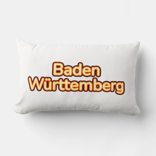 Baden Württemberg Deutschland Germany Lumbar Pillow (Front)