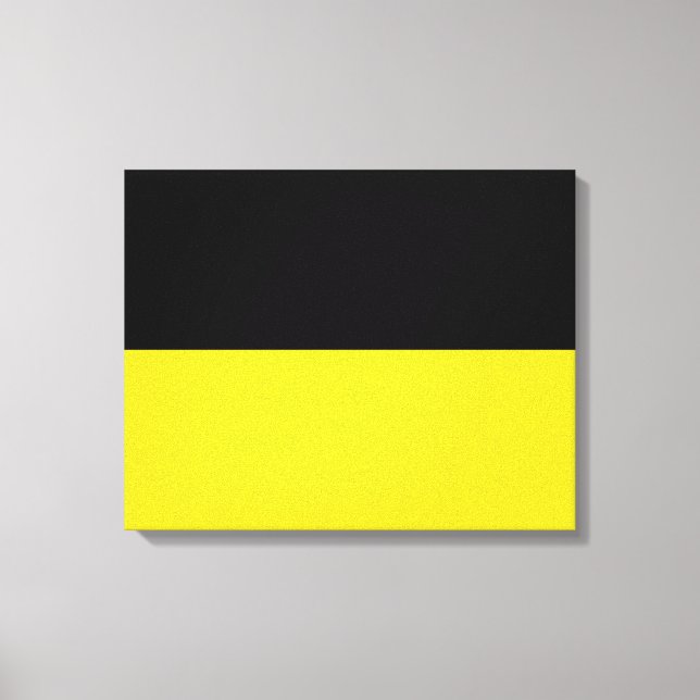 Baden Württemberg Flag (German State) Canvas Print (Front)