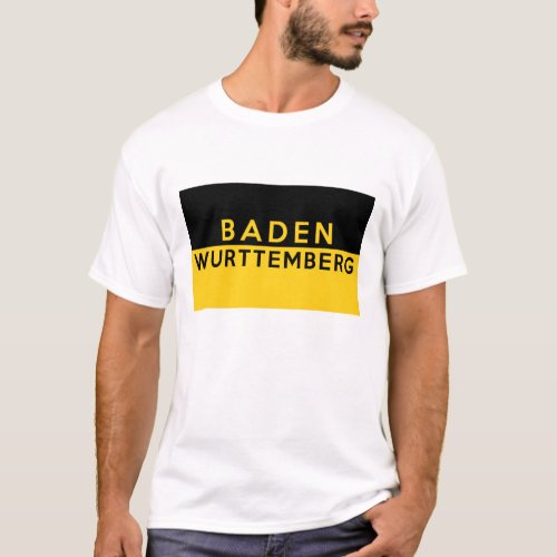 baden wurttemberg region flag germany country name T_Shirt