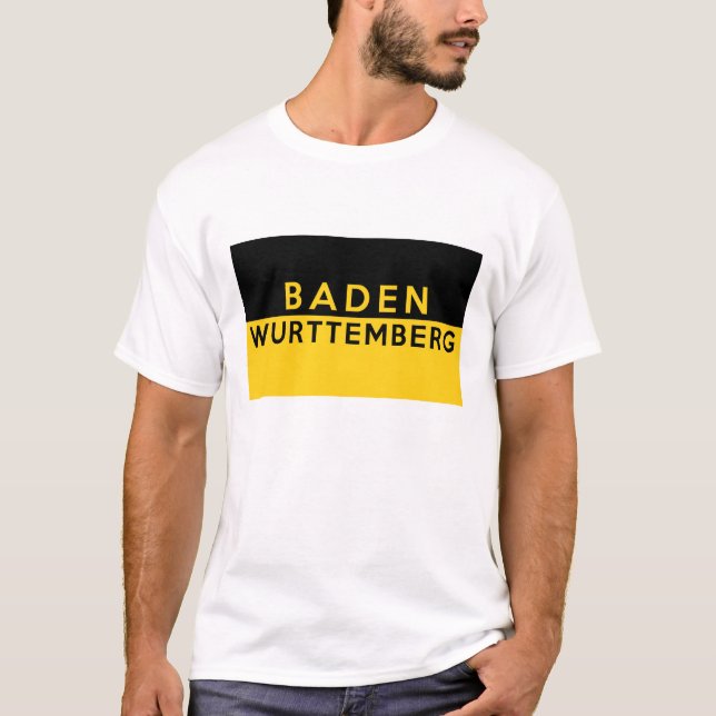 baden wurttemberg region flag germany country name T-Shirt (Front)